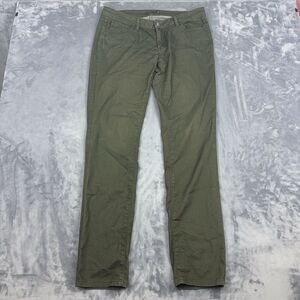 Prana Jeans Womens Size 10/30 Green Kara Low Rise Stretch 33" Inseam